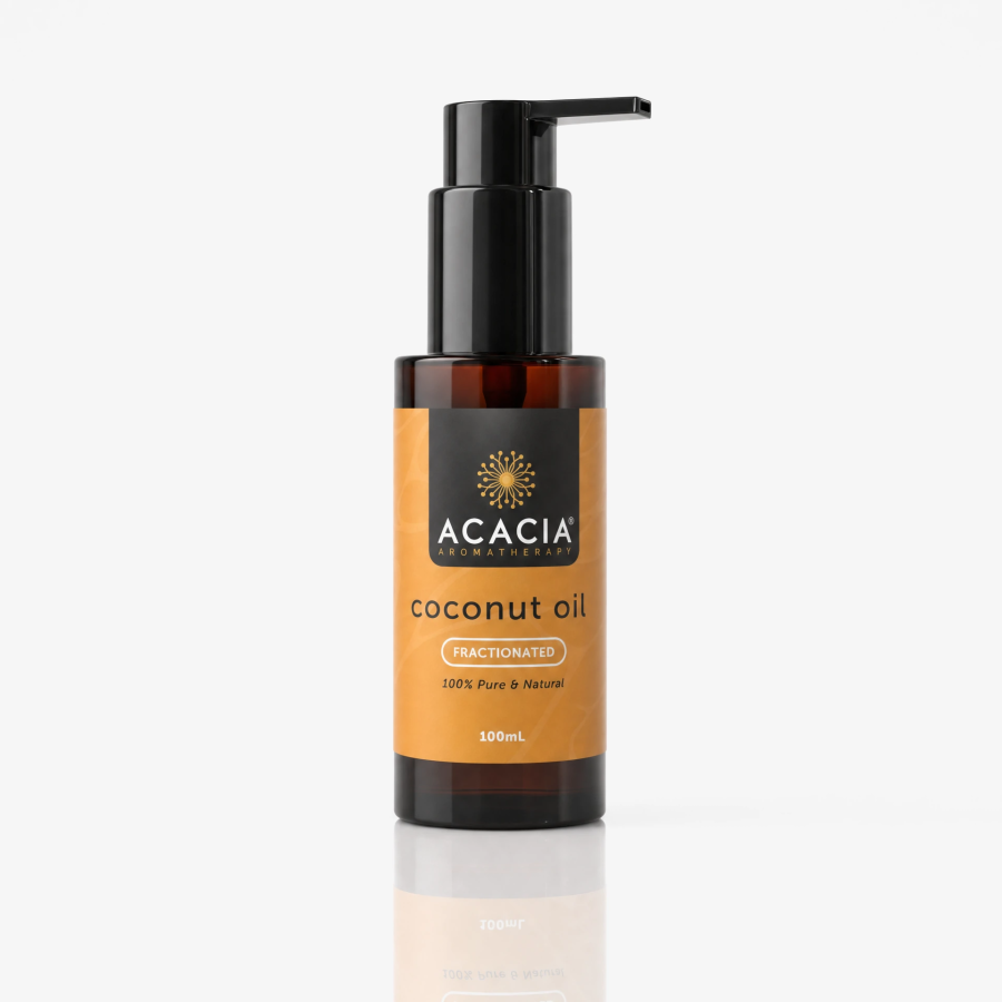 Acacia Aromatherapy Pure Coconut Oil 100mL - Cold Pressed Natural Carrier Oil
