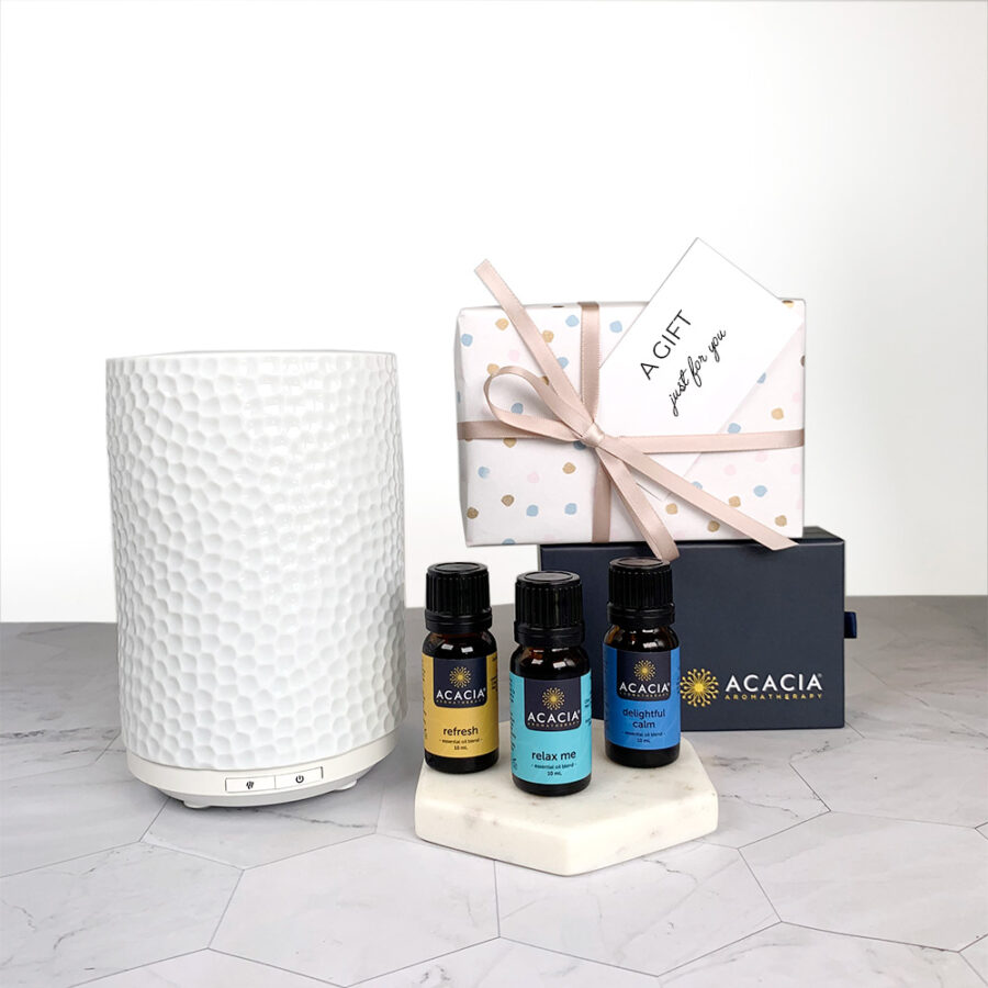 Honey Aroma Diffuser with three oils gift set