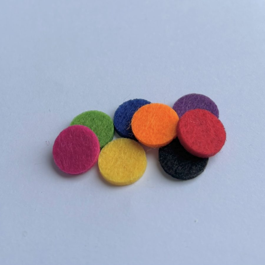 Refill Cotton Pads Multicolour for 15mm locket