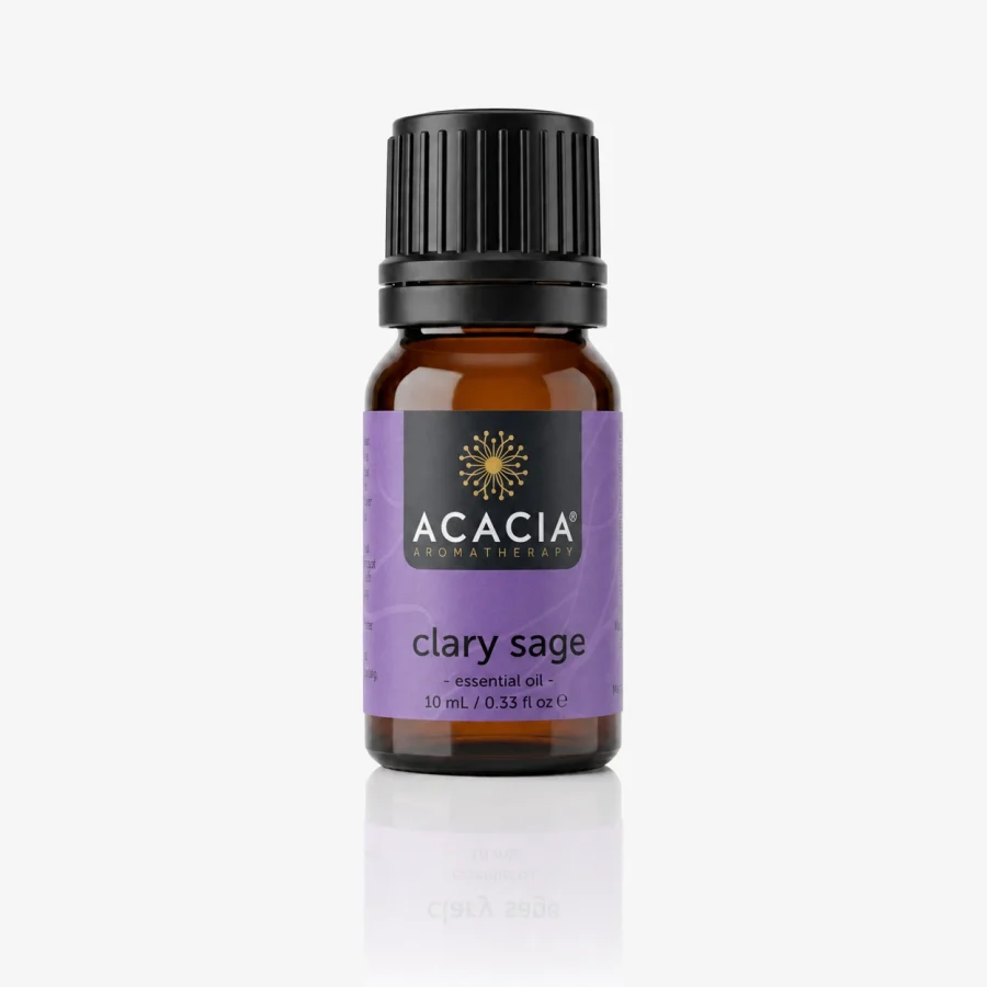 Clary Sage Pure Essential Oil 10mL – 100% pure Clary Sage essential oil by Acacia Aromatherapy Australia