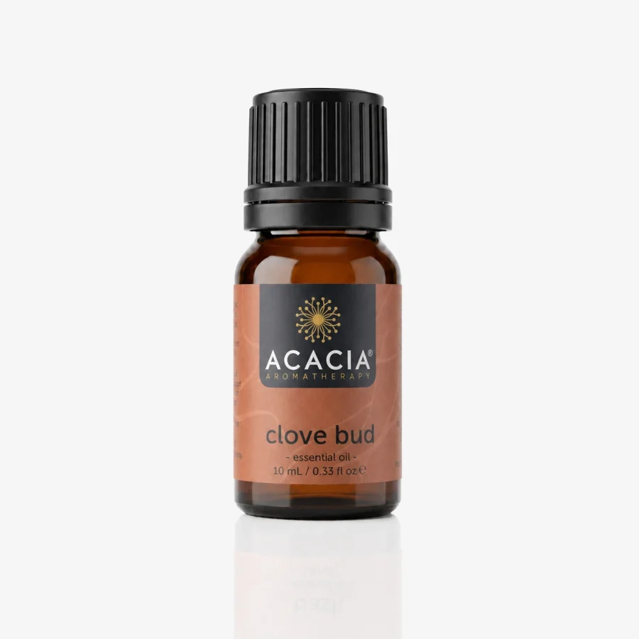 Clove Bud Pure Essential Oil 10mL – 100% pure Clove Bud essential oil by Acacia Aromatherapy Australia