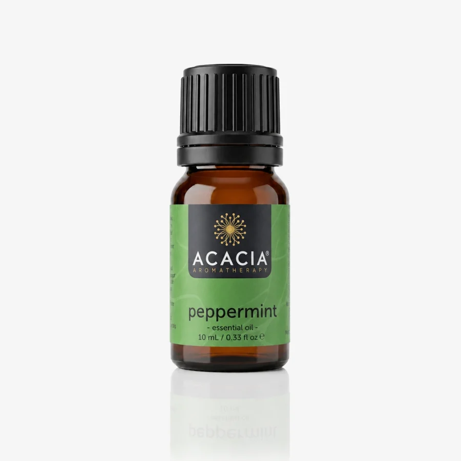 Peppermint Pure Essential Oil 10mL – 100% pure Peppermint essential oil by Acacia Aromatherapy Australia