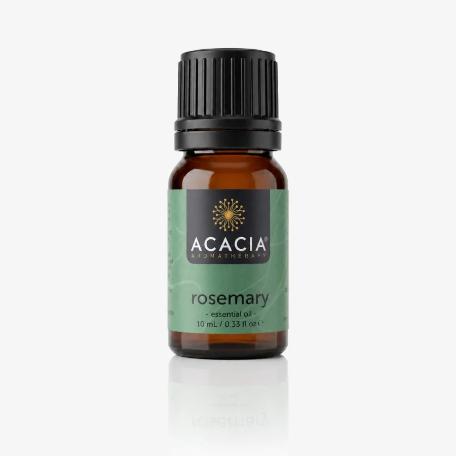Rosemary Pure Essential Oil 10mL – 100% pure Rosemary essential oil by Acacia Aromatherapy Australia